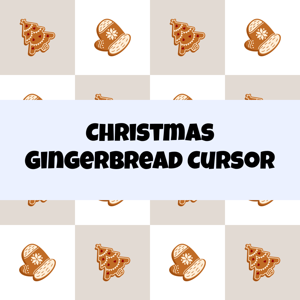 Preview Christmas Gingerbread cursor custom cursor pack